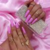 pink play boy press ons